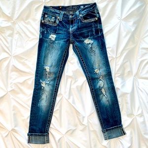 Miss Me Destructed Skinny Jeans